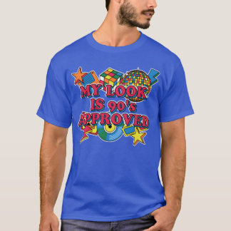 私のスタイルは90年代に認定 1990 レトロ ヴィンテージ グルーヴィー Tシャツ