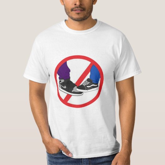 私のスタイルを踏まないで Tシャツ (正面)