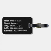 私のスタイルグランジの手紙 ラゲッジタグ (裏面横)