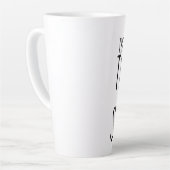 私のスタッフの涙 カフェラテマグ (左アングル)
