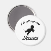 私のスタント マグネット (正面/裏面)