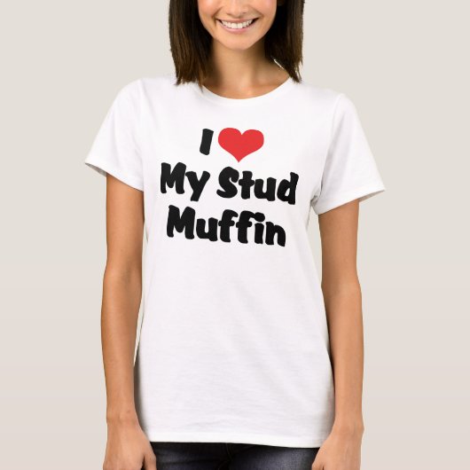 私のスチュードマフィンが大好き Tシャツ (正面)