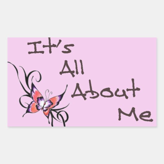 私のステッカーデザイン 長方形シール (正面)