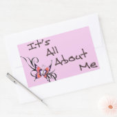 私のステッカーデザイン 長方形シール (封筒)