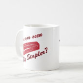 私のステープラーを見ましたか。 コーヒーマグカップ (正面左)