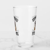 私のストップナッツを見てる – リスおもしろいレル愛好家 タンブラーグラス (左)