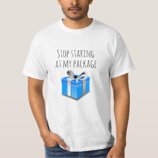 私のストップパッケージTシャツを見つめて Tシャツ
