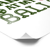 私のストップボールの汚いクリスマスのユーモアを見つめて フォトプリント            (角)