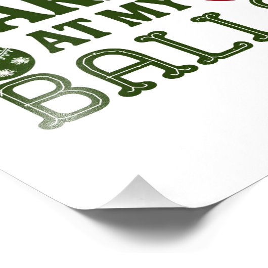 私のストップボールの汚いクリスマスのユーモアを見つめて フォトプリント            (角)