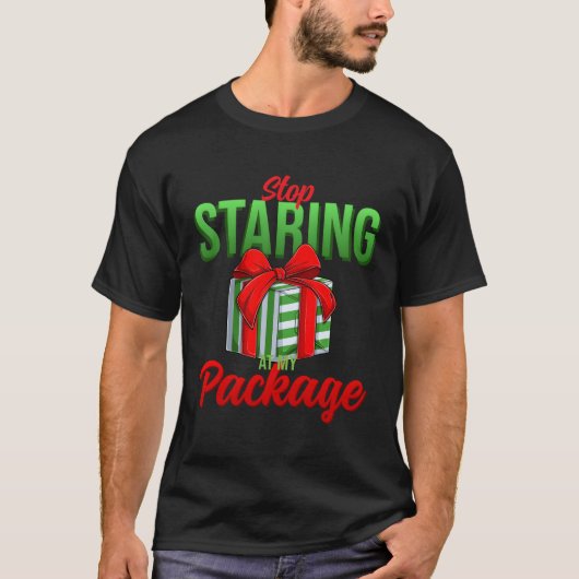 私のストップ包みを醜く見つめて Tシャツ (正面)