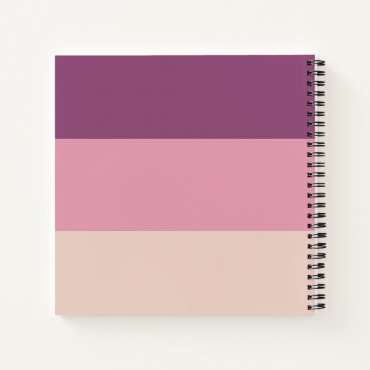 私のストライプ娘への手紙Keepsake Journal ノートブック (裏面)