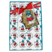 私のスノーバディになりたいか？ | クリスマス ミディアムペーパーバッグ (正面)