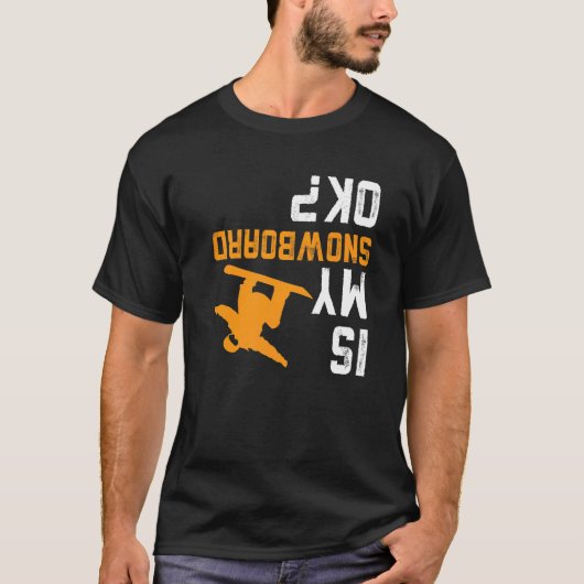 私のスノーボードはスノーボードに使える Tシャツ (正面)