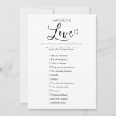 私のスパイのゲームの愛を結婚獲得する 招待状 (正面)