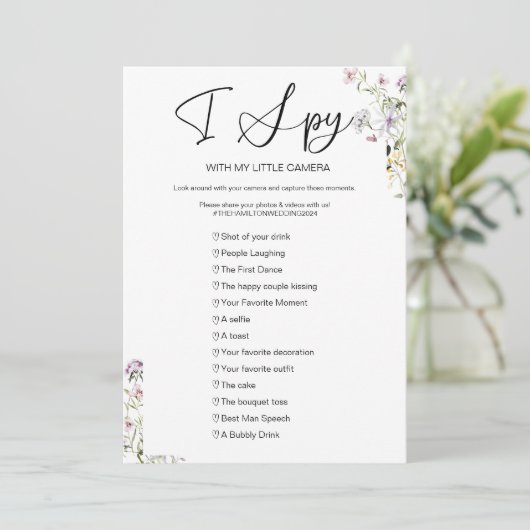 私のスパイのゲームの愛を結婚獲得する 招待状 (スタンド正面)