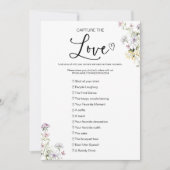 私のスパイのゲームの愛を結婚獲得する 招待状 (正面)