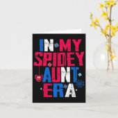 私のスパイディおばさん母の日おばさんマッチングパーティー カード (黄色い花)