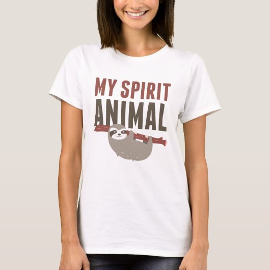 私のスピリチュアルアニマル Tシャツ (正面)