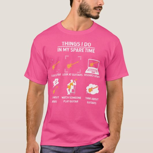 私のスペアで行うエピフォンギターTeeギター Tシャツ (正面)