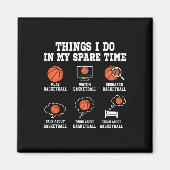 私のスペアTImeおもしろい愛好家の中で行うこと マグネット (正面)