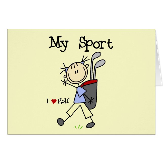 私のスポーツのTシャツおよびギフトをゴルフをして下さい (正面横)