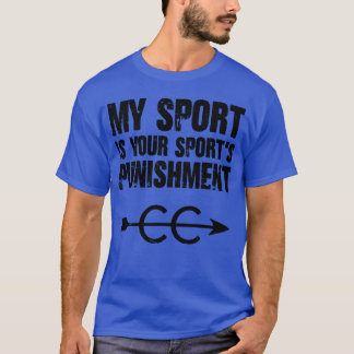 私のスポーツはあなたのスポーツ処罰の女の子のヴィンテージ Tシャツ