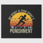 私のスポーツはあなたのスポーツ処罰トラッククロス部屋 ラッピングペーパー (フラット)