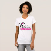 私のスポーツは女性を走るあなたのスポーツの罰です Tシャツ (正面フル)