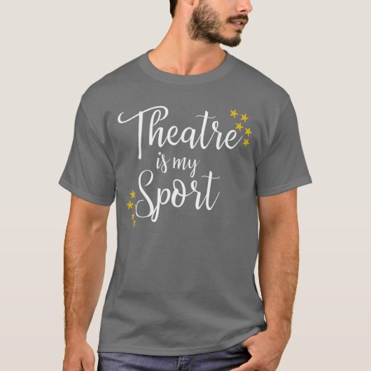 私のスポーツは演劇 Musical Dramaeen 女子 青春 Tシャツ (正面)