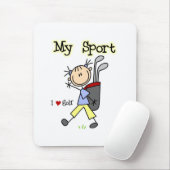 私のスポーツをゴルフをして下さい マウスパッド (マウス)