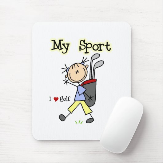 私のスポーツをゴルフをして下さい マウスパッド (マウス)