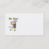 私のスポーツをゴルフをして下さい 名刺 (裏面)