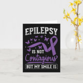 私のスマイルは癲癇に気付いている カード (黄色い花)