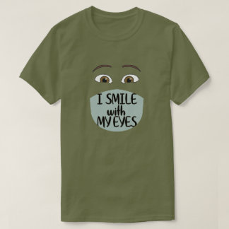 私のスマイルは目のTシャツ Tシャツ