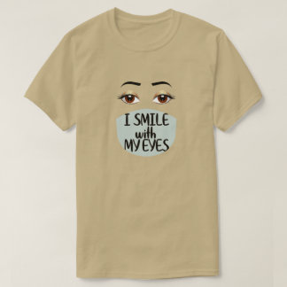 私のスマイルは目のTシャツ Tシャツ