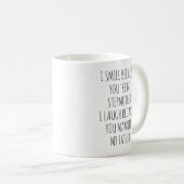 私のスマイルは義母だからね コーヒーマグカップ (正面右)