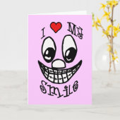 私のスマイル カード (黄色い花)