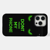 私のスマホに触るな iPhoneケース (裏面横)