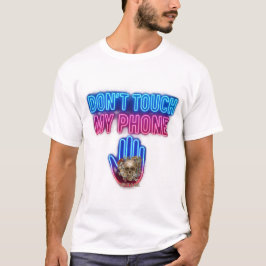 私のスマホに触るな Tシャツ