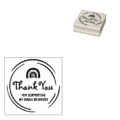 私のスモールビジネスをサポートしてくれてありがとう ラバースタンプ (押印)