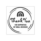 私のスモールビジネスをサポートしてくれてありがとう ラバースタンプ (インプリント)