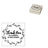 私のスモールビジネスをサポートしてくれてありがとう ラバースタンプ (押印)