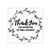 私のスモールビジネスをサポートしてくれてありがとう ラバースタンプ (インプリント)
