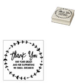 私のスモールビジネスをサポートしてくれてありがとう ラバースタンプ (押印)