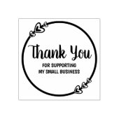 私のスモールビジネスをサポートしてくれてありがとう ラバースタンプ (インプリント)