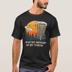 私のスローディスクゴルフパパジョークPの記憶なし Tシャツ