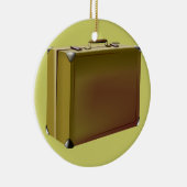 私のスーツケースは詰まります! セラミックオーナメント (右)