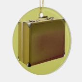 私のスーツケースは詰まります! セラミックオーナメント (左)