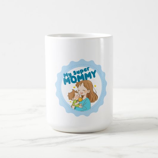 私のスーパママ杯 コーヒーマグカップ (中央)