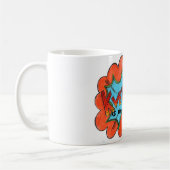 私のスーパーパワーであるKvestigingおもしろい:引用文マグ コーヒーマグカップ (左)